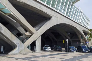 Bahnhof Lissabon Oriente, Tragwerk nördlicher Brückendurchgang