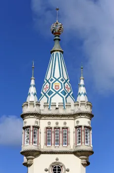 Rathaus von Sintra, Turm, Südostansicht
