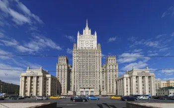 Gebäude des russischen Außenministeriums, Ostansicht