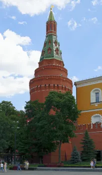Moskauer Kreml, Arsenal-Eckturm, Westansicht