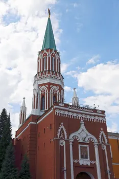 Moskauer Kreml, Nikolausturm, Ostansicht