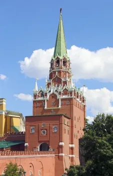 Moskauer Kreml, Dreifaltigkeitsturm, Westansicht