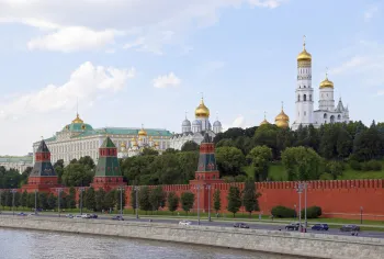 Moskauer Kreml, Sicht von der Großen Moskwa-Brücke