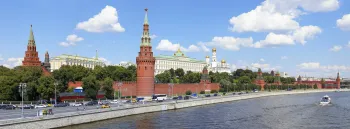 Moskauer Kreml, Sicht von der großen steinernen Brücke