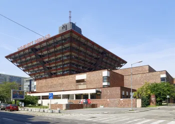 Gebäude des Slowakischen Radios, Ostansicht