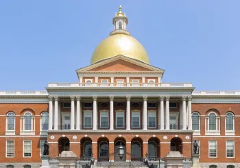 Massachusetts State House, Detail der Fassade