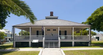 Leuchtturm von Key West, Quartier­haus des Leucht­turm­wärters, Nord­west­ansicht
