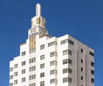 SLS South Beach Hotel, Südwest­ansicht der oberen Stock­werke