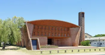 Kirche von Atlántida, Nordostansicht
