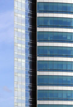 Turm der Telekommunikation (Antel-Turm), Detail der Fassade