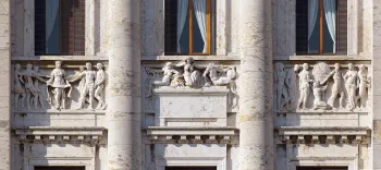 Palast der Legislative, Detail der Fassade